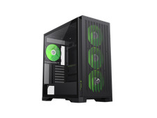 GAMEMAX Mid Tower Gaming Case LEADER 2 BK Leader 2 BK Black case. Comprehensive