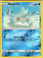Bergmite 29/131 SM - Forbidden Light Pokemon NM/LP Reverse Holo