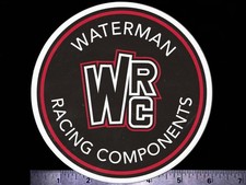 WATERMAN Racing Components - Original Vintage Racing Decal/Sticker NASCAR NHRA