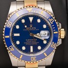 Rolex Submariner Date 116613LB "Bluesy" Steel & 18K Yellow Gold Watch BOX PAPER