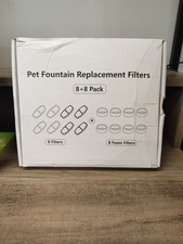 Pet Dog Cat Water Fountain Filters Flower Dispenser Replacement Filter Carbon x8