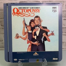 Vintage 1983 James Bond 007 Octopussy VideoDisc 2 Disc Set CBS FOX