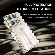 Magnetic Hard Hinge Case with Built-in Front Glass For Motorola Razr Fold 2026