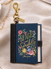 NEW Coach Sense and Sensibility by Jane Austen Book Bag Charm NWT