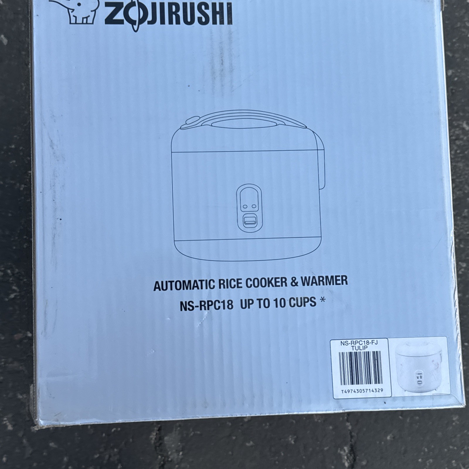 Zojirushi Automatic Rice Cooker Warmer, 10 Cup - new 100%