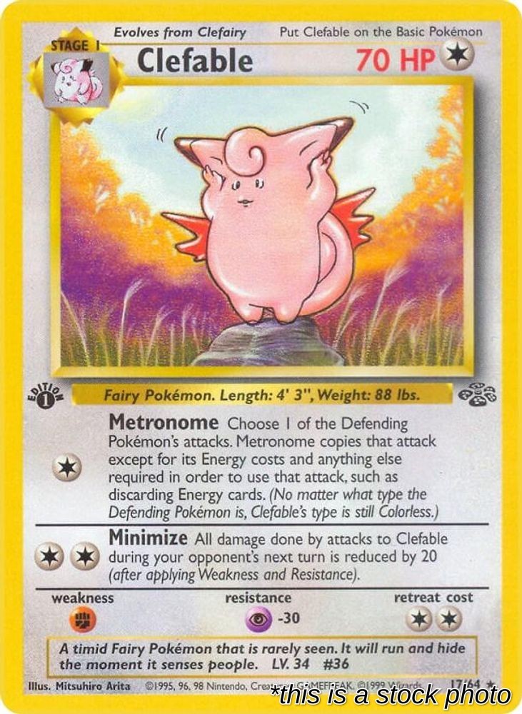 Clefable (17) 1st Edition [JU - 17/64]