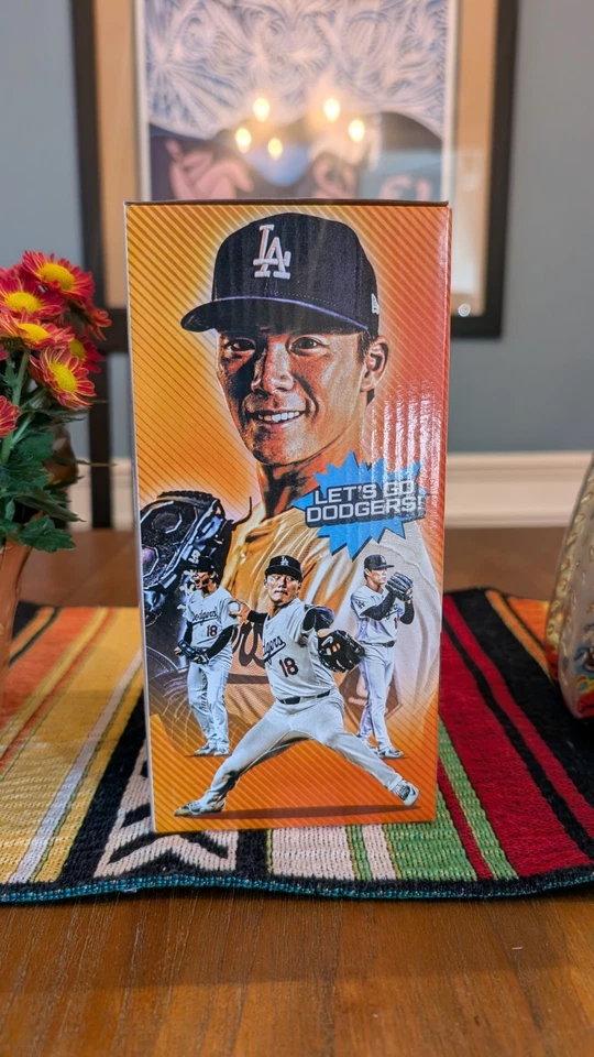 💙World ⚾ Series Yoshinobu Yamamoto & Roki Sasaki SGA Bobbleheads Dodgers 2025💙 - Image 3 of 4