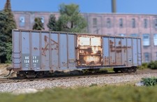 Custom Weathered HO Scale Box Car. BKTY 150947. Former Bath & Hammondsport