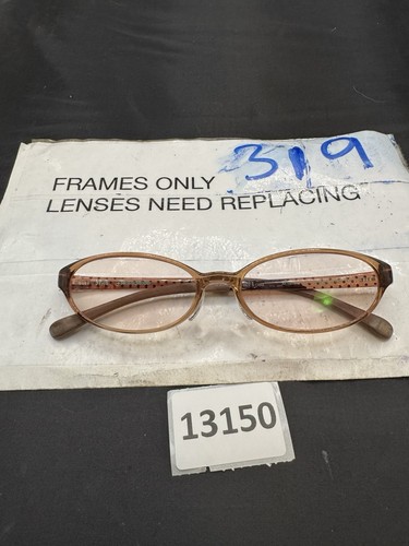 J!NS PC AirFrame PC-12A Brille Transparent glasses Brown