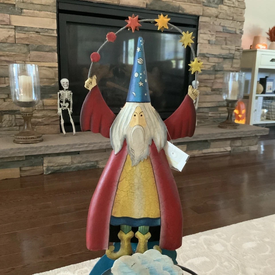 Juguete de péndulo Wizard Balance con base ondulada de metal arte popular - NUEVO Foto 2 de 4