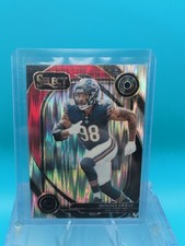 2024 Panini Select - Club Level Montez Sweat #284 Black & Red Shock Prizm