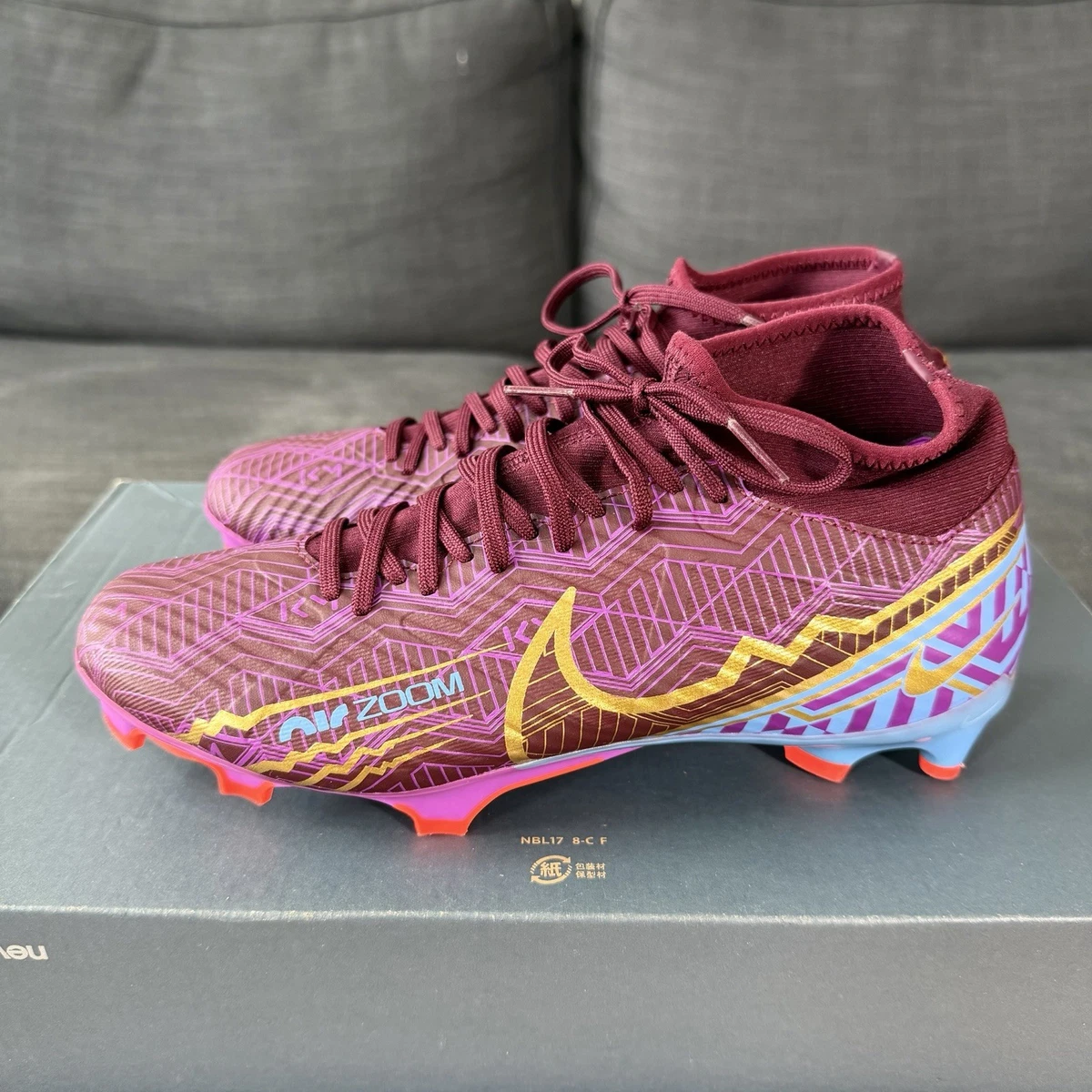 Nike Kylian Mbappé x Zoom Mercurial Superfly 9 Academy FG MG Dark