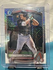 Slade Caldwell 2025 Bowman Chrome Prospects 1st Mojo Refractor #BCP-21 Arizona