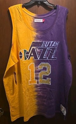 Mitchell Ness Utah Jazz John Stockton Jersey Tank Top Mens 3XL XXXL HWC NBA NWT