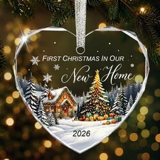 New Home Christmas Ornament 2026 Housewarming Gift Keepsake