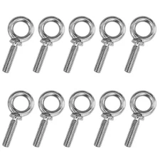 3/8"-16 x 1 UNC Lifting Shoulder Eye Bolts, Marine Grade 304 Stainless Steel ...
