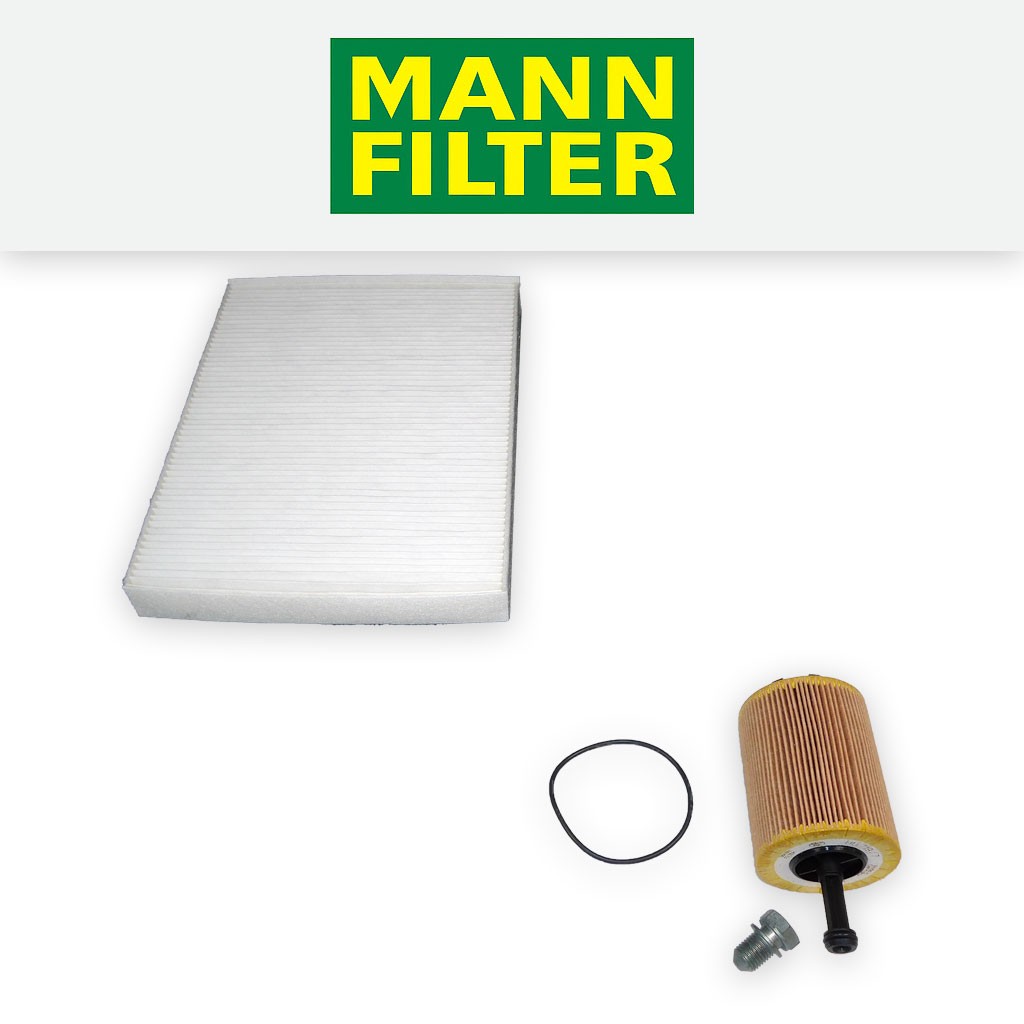 SERVICE KIT for VW TOUAREG 7L 2.5 TDI R5 MANN OIL CABIN FILTERS (2003-2010)