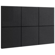6 Pack Large Felt Cork Board Tiles 36 X 24 Bulletin Board with Pushpins Removabl