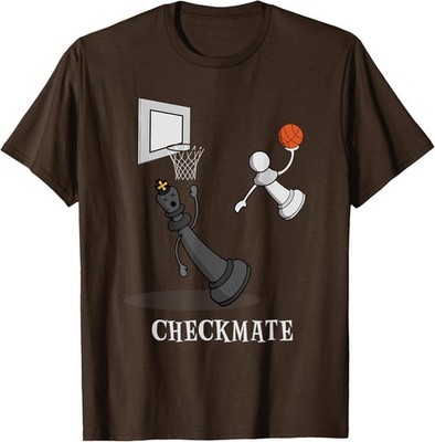 Funny Checkmate Chess Basketball Game Board Unisex T-Shirt
