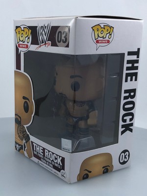FUNKO POP WWE 03 THE ROCK ザ•ロック Amazon.com: Funko POP WWE : The Rock Action Figure : Sports