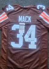 Kevin Mack Signed Custom Replica Inscribed Jersey JSA