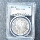1880-S San Francisco Morgan Silver Dollar $1 PCGS MS66 Cert 13131618