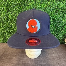 Spiderman Marvel Comic Snapback Hat  Navy Gift Baseball Cap Lids Exclusive 