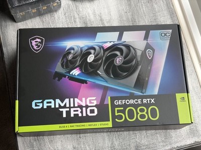 MSI GeForce RTX 5080 16G Gaming Trio OC | 16GB GDDR7 | NVIDIA Blackwell
