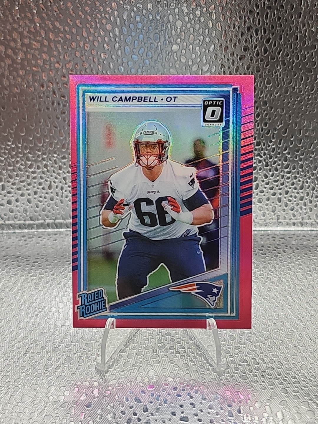 2025 Panini Donruss - Rated Rookie Will Campbell optic preview #345 Pink