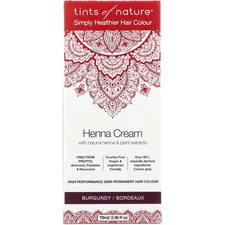 Tints Of Nature Hair Color Henna Cream Burgundy 2.46 Oz