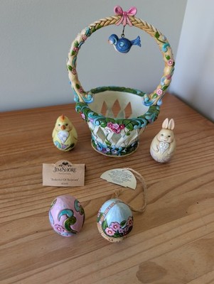 Jim Shore Annual Easter Basket 2012 ''Basketful Of Surprises'' (403691)