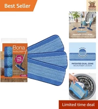 Microfiber Cleaning Pads - 3 Pack, Perfect for Hardwood and Multi-Surface Floors