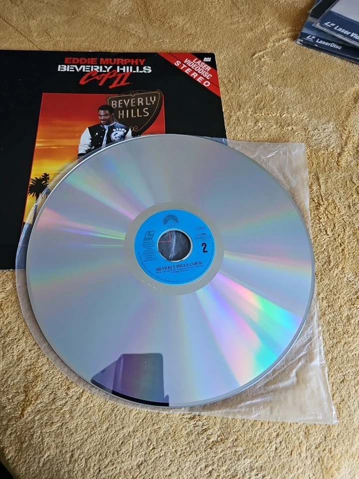 Beverly Hills Cop 2 Laserdisc 1988 LD Eddie Murphy Paramount — 第 3/4 张图片
