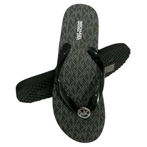 MSRP $69.99 NWT MICHAEL KORS WOMEN'S BLACK FLIP FLOPS SANDALS SIZE 6 7 8 10 11