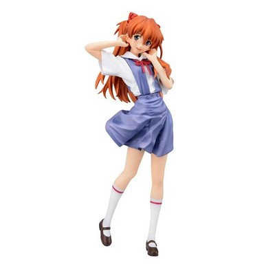 Neon Genesis Evangelion Xstellar PVC Statue Asuka Uniform Ver. 21 Cm Sega
