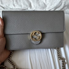 Gucci Gray small bag on chain