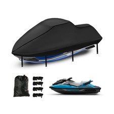 3 Seater Jet Ski Cover, Upgraded Heavy Duty 420D Jetski Covers Waterproof wit...