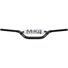 Mika Metals Pro Series Hybrid 7/8" Oversized Handlebars CR Low Bend Black/White