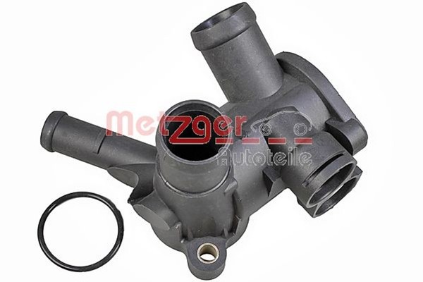 ThermostatgehäUse Metzger Autoteile 4010179 FüR Polo Vw 86C 80 19E 1G1 Golf 2-image