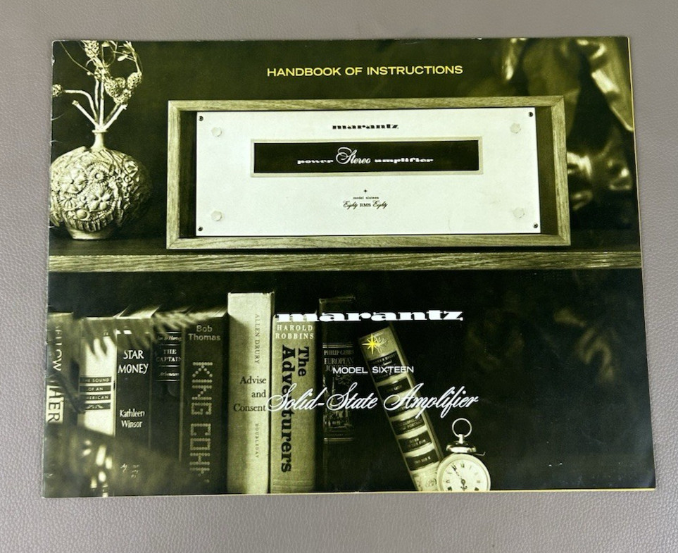 Marantz Model 16 Instruction Manual D-1540