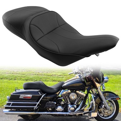 Driver & Passenger Low-Pro Seat For Harley Electra Glide Ultra Classic FLH 97-07