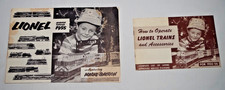 Lionel 1955 Advance Catalog 1955-56 How To Operate Manual Lot Postwar Trains