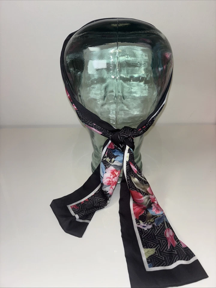 Diadema de seda con estampado de flores de colección logotipo funky rara playa accesorios para el cabello Aldo Foto 3 de 4