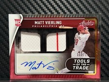 2022 Absolute Tools of the Trade 2 Swatch Signatures /199 Matt Vierling Auto