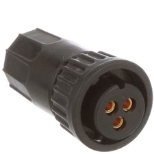 1PC CONXALL 3182-3SG-3DC Connector #12 Solder Cup 3 Socket Gold over Nickel