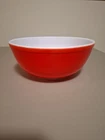 Pyrex Vintage 404 Primary Red Mixing Serving Bowl TM Reg A-26