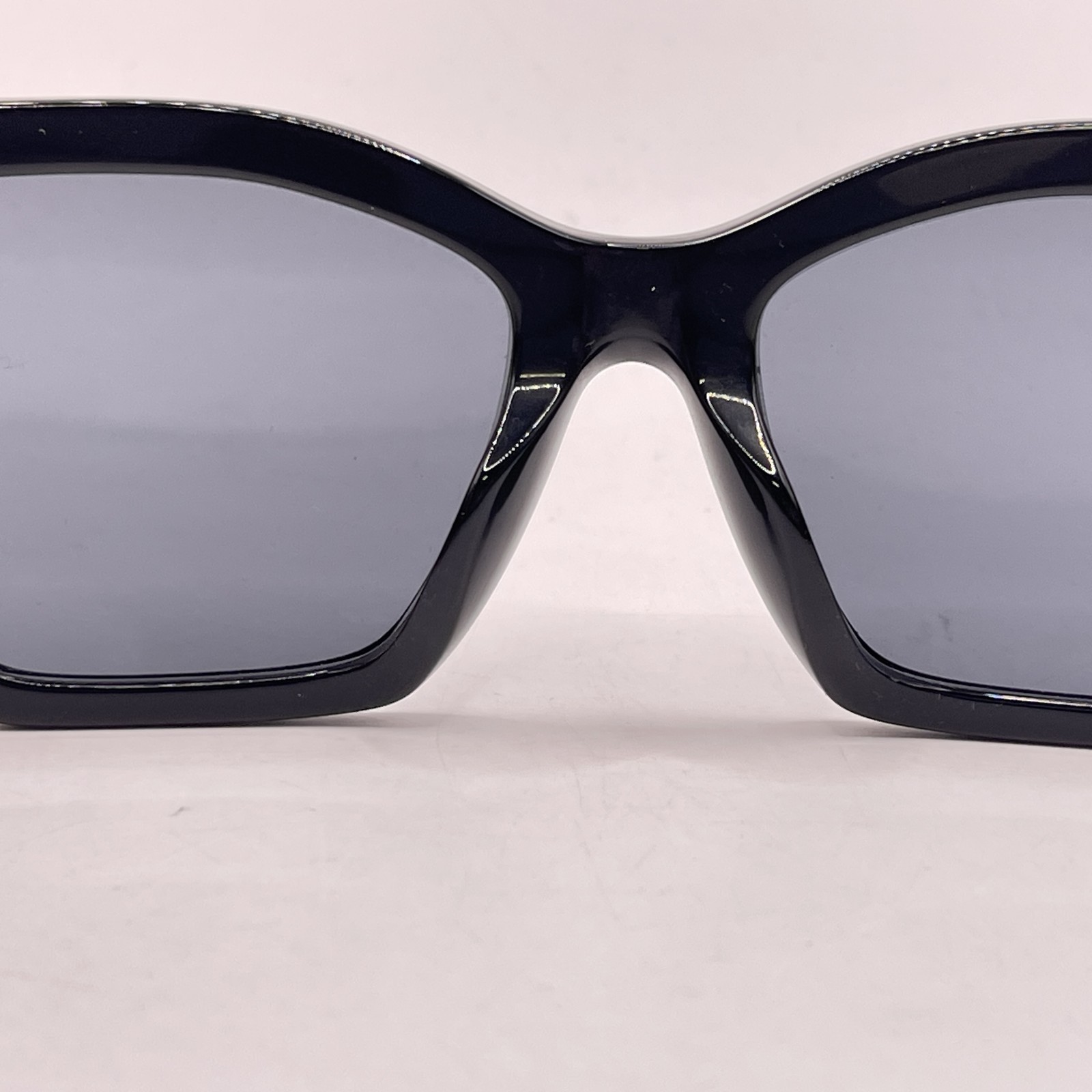 Tory Burch Womens Thick Geometric Cat Eye Sunglasses TY7187U Black Pre-Owned thumbnail 8
