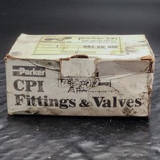 Box of 3 New Parker 12-12-12-OBZ-SS Fittings Stainless Steel 🔩✨