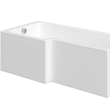 1500mm L-Shaped Bath Front Panel Sanitary Grade White Acrylic Bathroom Tub Cover