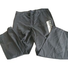 NWT izod dress casual pants american chino 100 cotton men sz:w38 L 29 dark blue